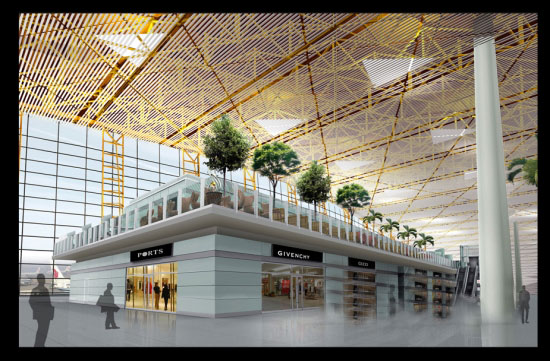 闫玉波设计作品:北京T3航站楼贵宾休息室-国际